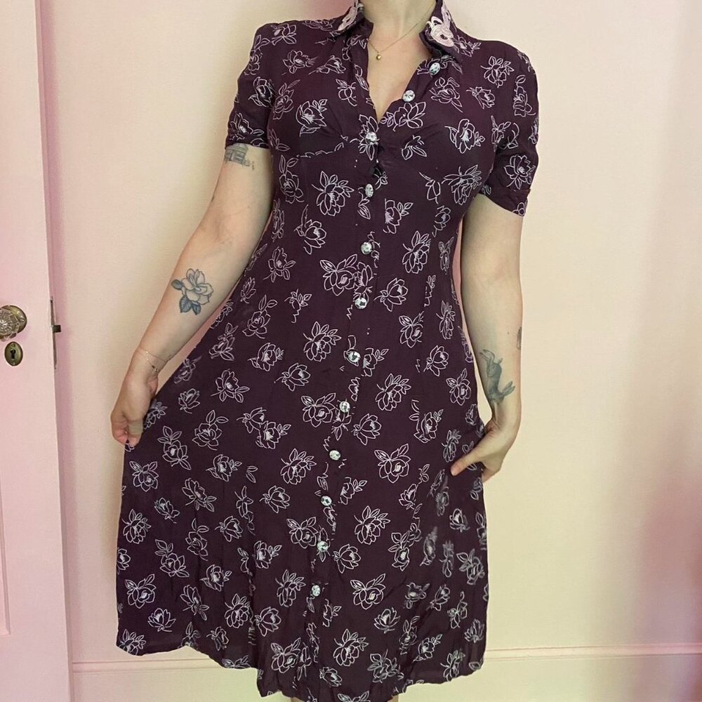 Women Purple Dress